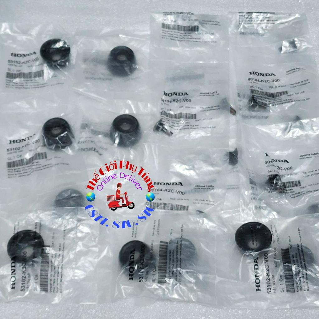 Gù tay lái Vision 2021+ zin Honda VN - 53102-K2C-V00/ 90164-K2C-V00