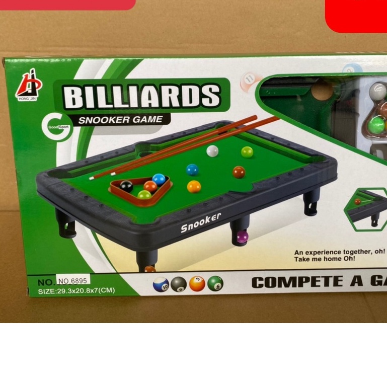 Bàn Bia Mini Giá Rẻ - Bàn Bi A Cỡ Vừa 30CM Kèm Phụ Kiện, Hộp Đựng Tiện Dụng.Tú Liên