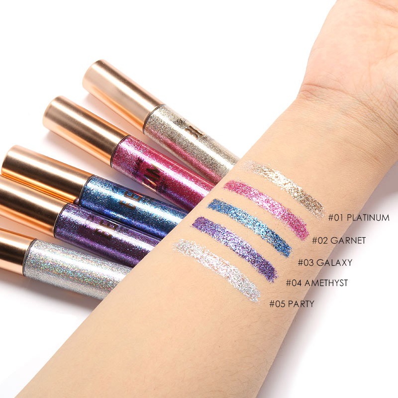 Kẻ Mắt Dạng Lỏng Focallure Ánh Nhũ Lấp Lánh 5 Màu Sắc Tùy Chọn