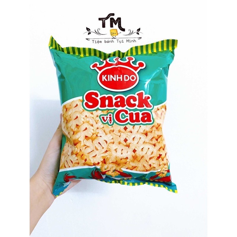 Snack Cua Xanh - Bánh cua phát Crush đổ liền, đồ ăn vặt