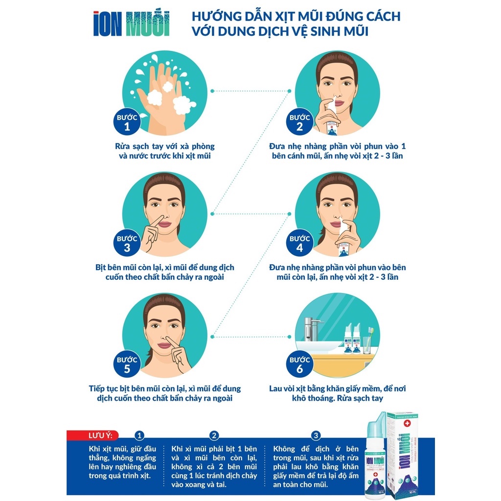 Chai dung dịch vệ sinh mũi