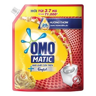 Bột giặt Omo matic cửa trên tinh dầu thơm 3,7kg