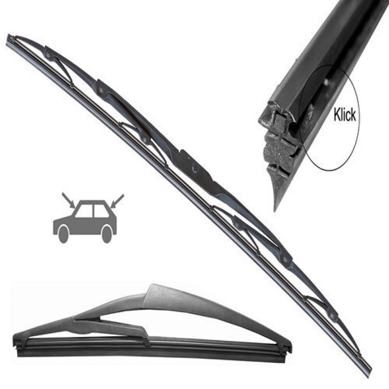 Lưỡi gạt mưa kính Bosch  ĐỘ RỘNG 8MM