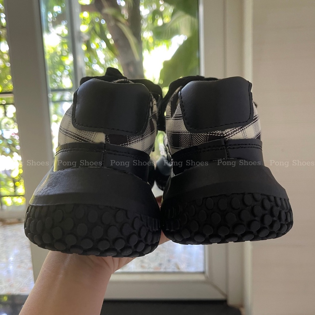 Giày Sneaker PongShoes màu đen, be FULL HỘP Mã 1433
