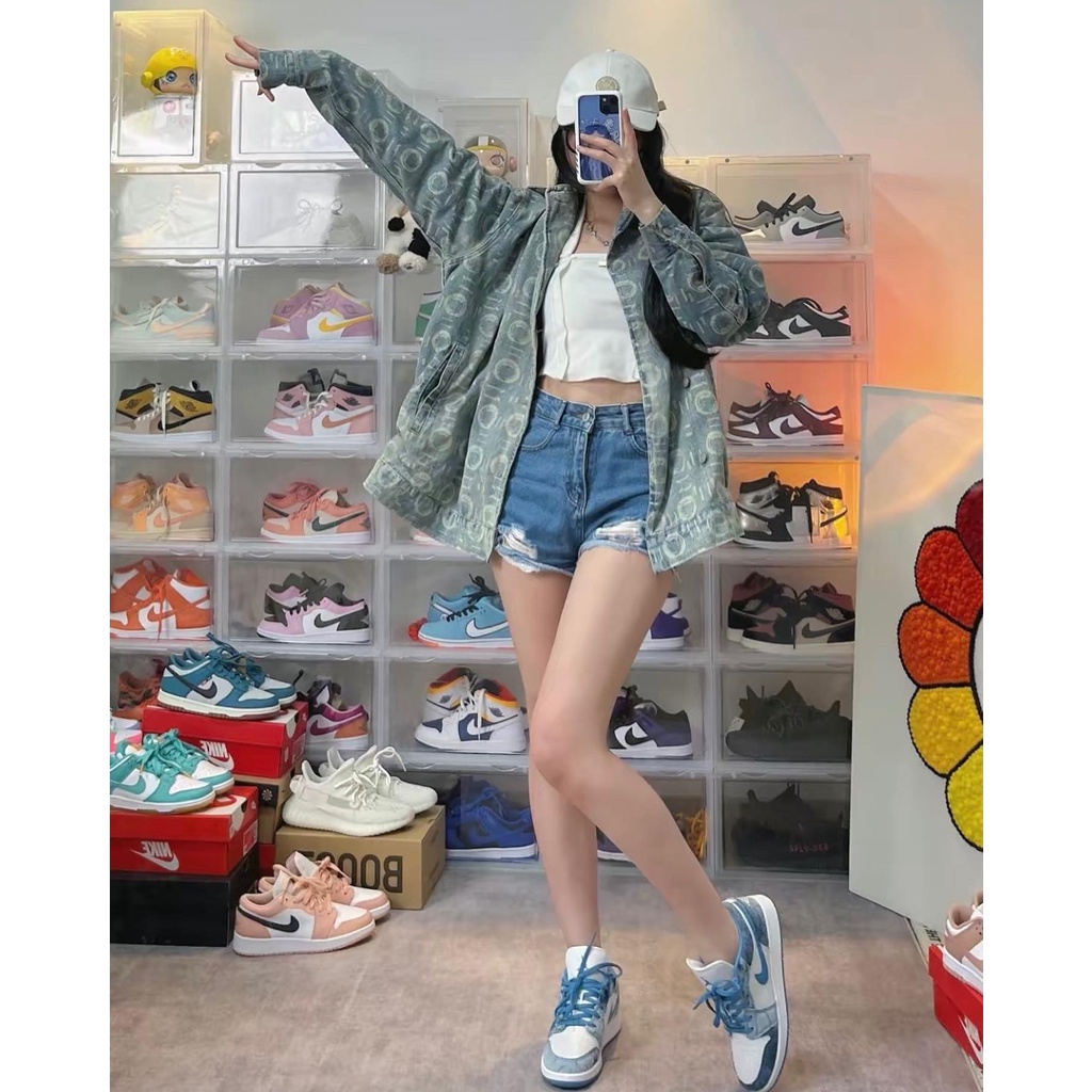 Giày Air Jordan cổ thấp Denim Washed  DM8947-100 chính hãng cao cấp