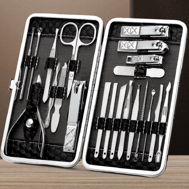 Bấm móng tay dụng cụ làm nail 19 món bằng thép