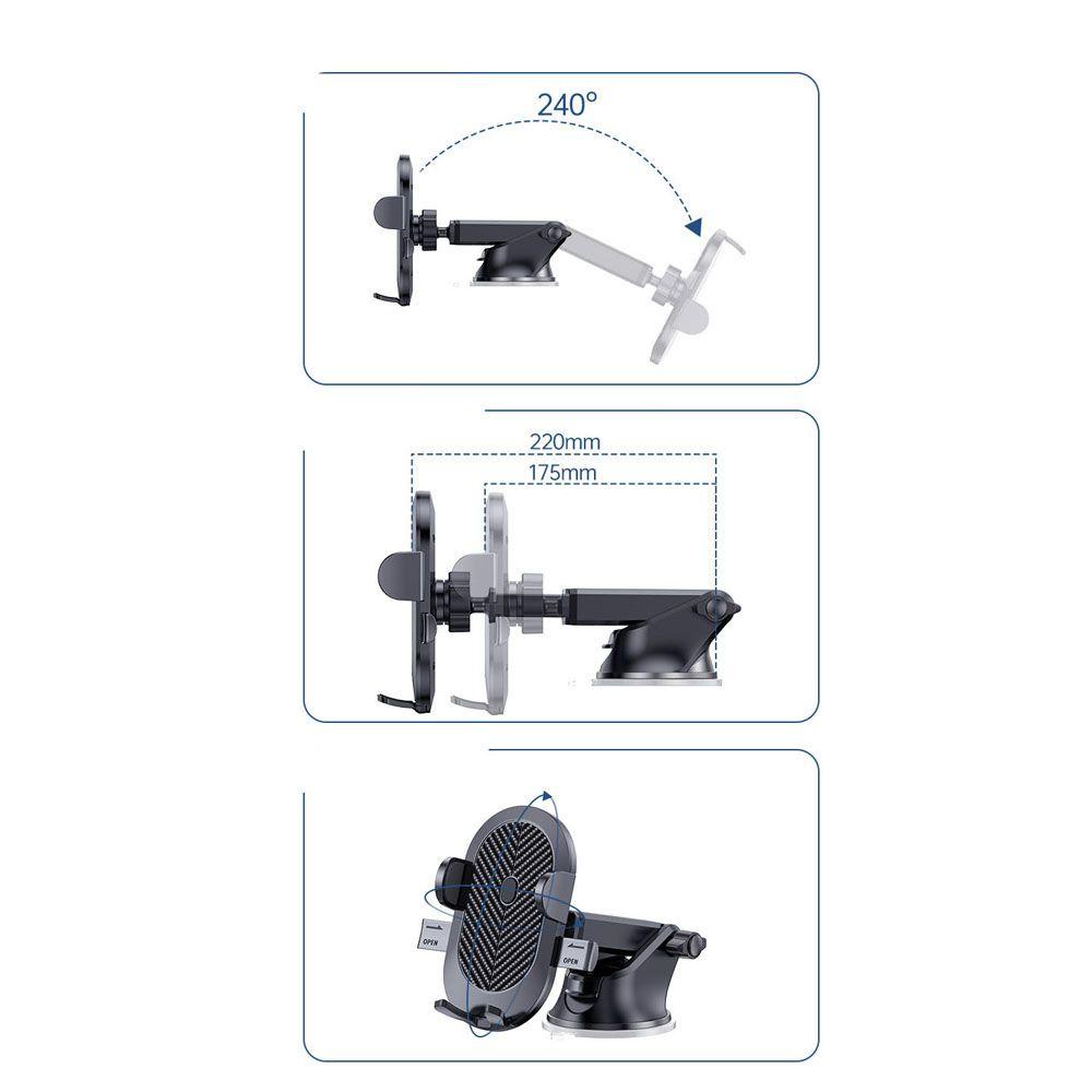 Giá Đỡ Điện Thoại Gắn Kính Chắn Gió Xe Hơi Chất Lượng Cao