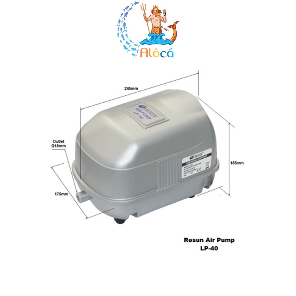 Máy sục khí hồ Koi Resun LP 20 – LP 40 – LP 60 – LP 100