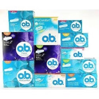 Băng vệ sinh Tampon OB dạng ống  Băng vệ sinh siêu thấm, băng vệ sinh siêu nhỏ của Đức