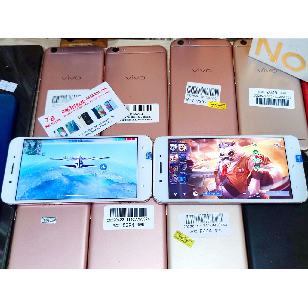 Điện thoại Vivo Y66 Ram 3G bộ nhớ 32G có sẵn Tiếng Việt Liên Quân Free fire