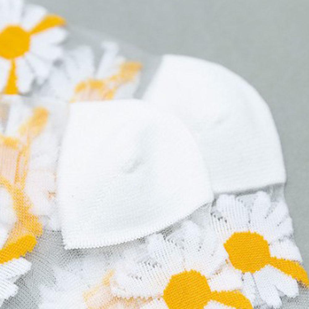 Vớ Ngắn Thoáng Khí Phối Ren Trong Suốt Dễ Thương Thời Trang 2021|Tất Chân Thiết Kế Đơn Giản Hợp Thời Trang