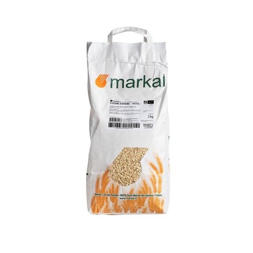 Yến mạch cán mỏng hữu cơ Markal túi 1kg và 3kg - Hsd: 7/2022 - Nhà Hữu Cơ