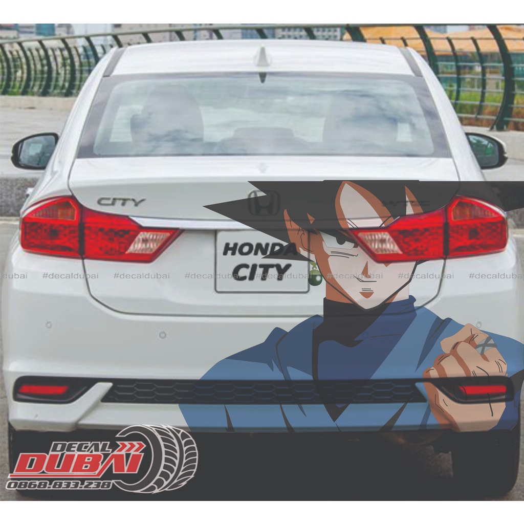 Tem songoku thiết kế cho tất cả loại xe