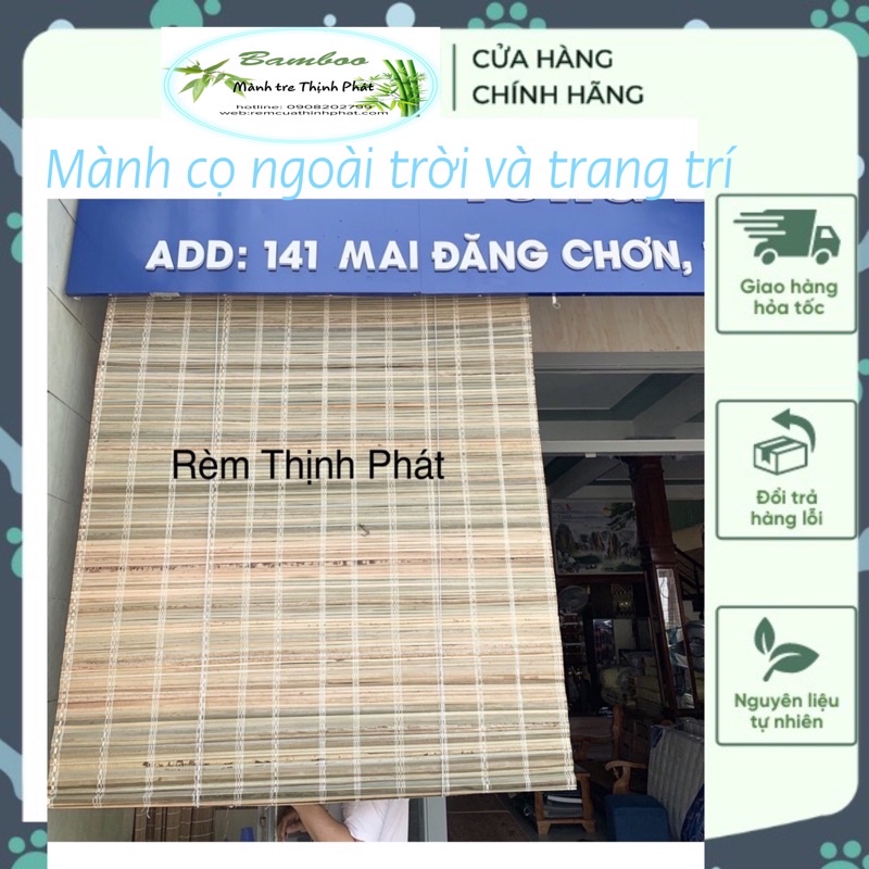 Mành tre che nắng ngoài trời, mành cọ trang trí sân khấu, mành tre trần. Mành rèm tre ngoài trời.