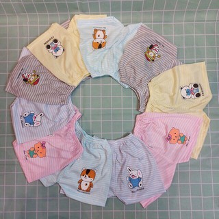 Set 10 quần đùi kẻ cho bé