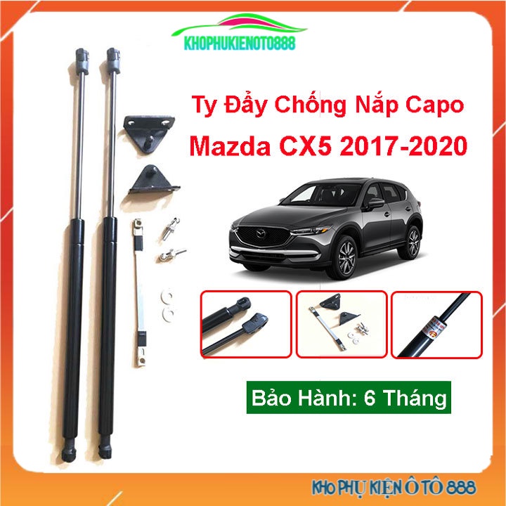 Ty capo Mazda CX8, CX-5 2017-2018-2019-2020-2021 hỗ trợ mở nắp ca pô tự động dễ dàng