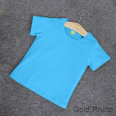 Áo thun trẻ em, áo phông em bé màu xanh da trời đủ size hàng chất lượng cao