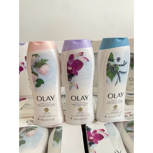 SET SỮA TẮM OLAY FRESH OUTLASH 3x700ml