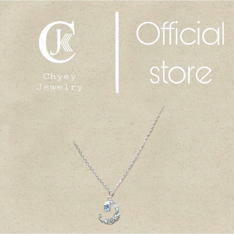 Dây chuyền bạc nữ mặt trăng cao cấp Chyey Jewelry