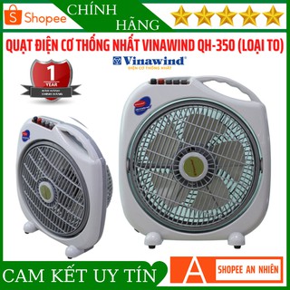 Quạt Điện Cơ Thống Nhất VINAWIND 💥 Freeship 💥 QH-350LP (Loại To) Siêu Êm Siêu Mát