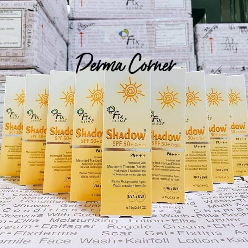 [Mã 44FMCGSALE1 giảm 10% đơn 250K] KEM CHỐNG NẮNG FIXDERMA SHADOW SPF 50 CREAM 75gam