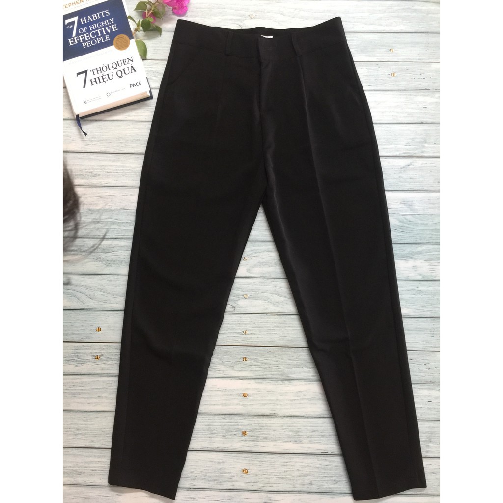 Quần tây học sinh nữ chất vải tuyết mưa - kiểu dáng quần Baggy trơn hiện đại - đứng dáng - mặc đi làm, đi chơi, đi học | BigBuy360 - bigbuy360.vn