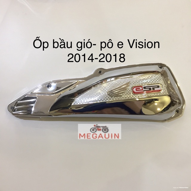 Bộ ốp trang trí mạ crom xe Vision 2014-2020 (giá lẻ từng món hoặc cả bộ)