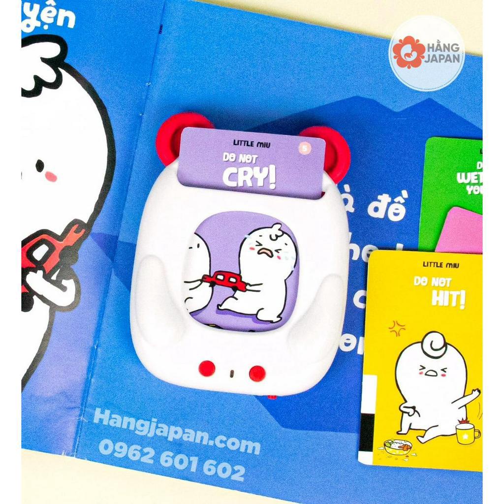 Máy đọc truyện Kennen song ngữ cho bé, máy kể chuyện thông minh Miu bé nhỏ - BH 6 THÁNG