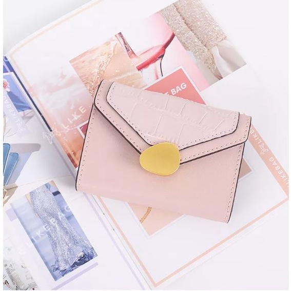 Ví ngắn mini LIKEBAG đựng thẻ ba màu 223ZP2203 - LIBAGI