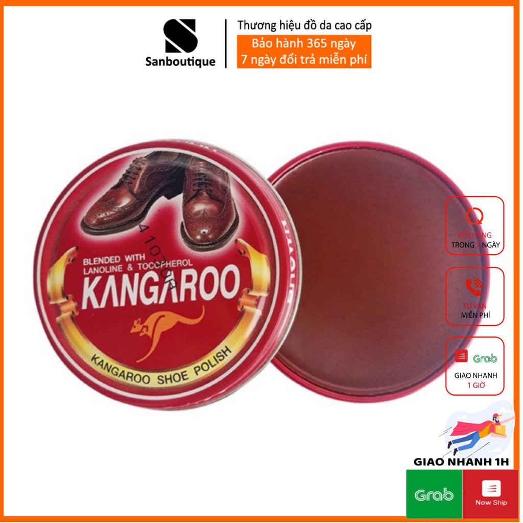 Xi đánh giày Kangaroo Hàn Quốc(Nâu) - Nhâp khẩu chính hãng