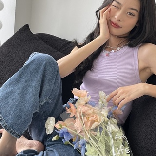 Kuchimachic - Áo ba lỗ len tăm MÃ SP2D03