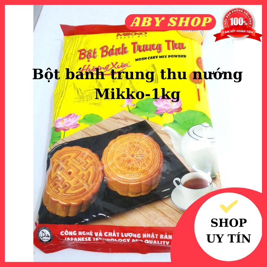 Bột bánh trung thu nướng Mikko-1kg ⚡ GIÁ TỐT NHẤT ⚡ bột làm bánh trung thu đơn giản tại nhà siêu ngon