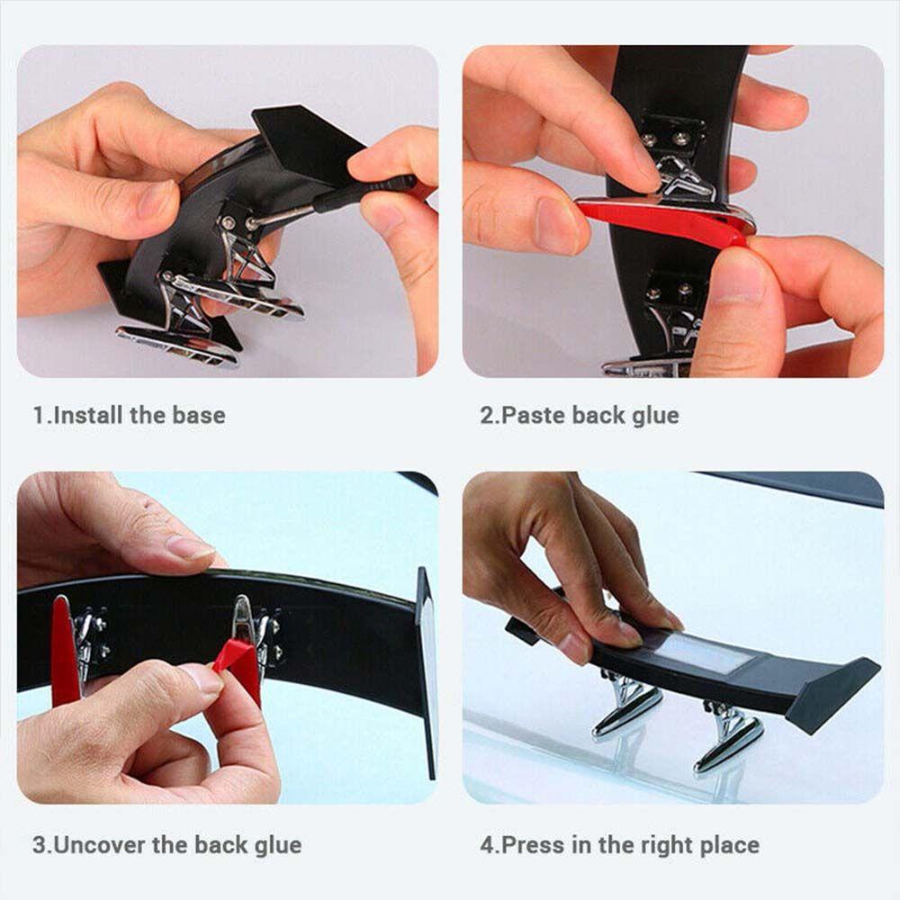 Đèn LED Cảnh Báo Mini Bằng ABS Độ Sáng Cao Gắn Đuôi Xe Hơi