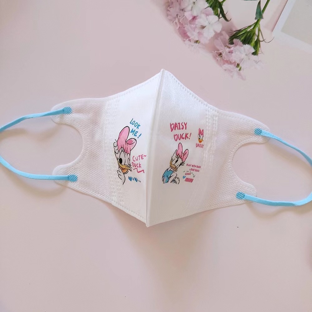 Bộ 10 Cái Khẩu Trang 3D 4-12 Tuổi In Hoạt Hình Thủy Thủ Mặt Trăng Dùng Một Lần Cho Bé Gái