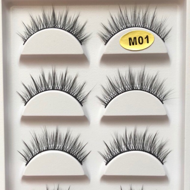 Lông mi chồn 3d M01 (5 cặp)