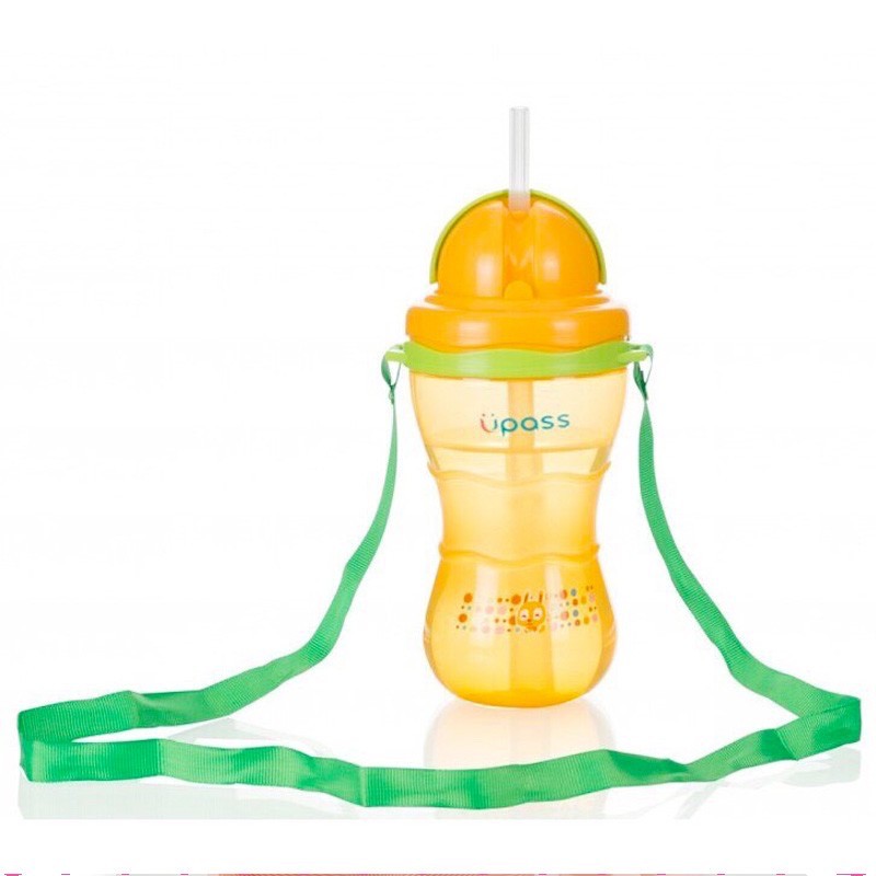 Bình uống nước có ống hút Upass 300ml Thái Lan UP0300