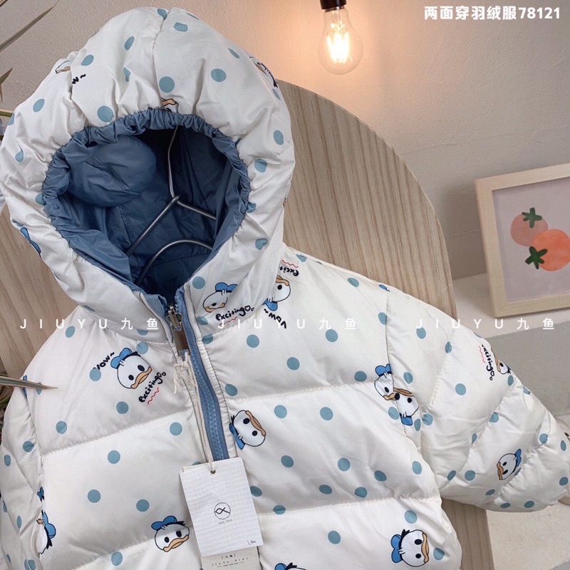 Áo phao lông vũ - mặc 2 mặt