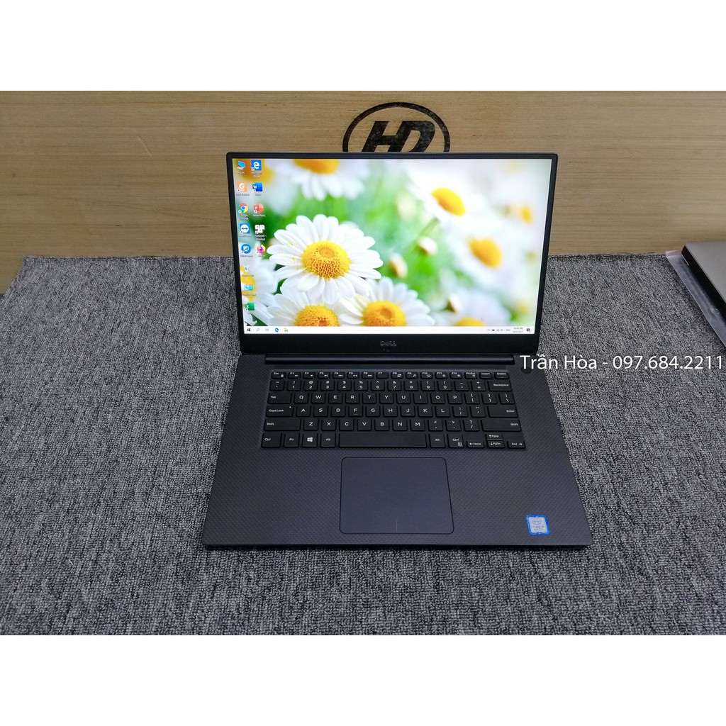Máy tính xách tay Dell XPS 9570 - Core i7 8750H, Ram 16GB, SSD 512GB, Nvidia Geforce GTX 1050TI, Màn 15.6inch FullHD.