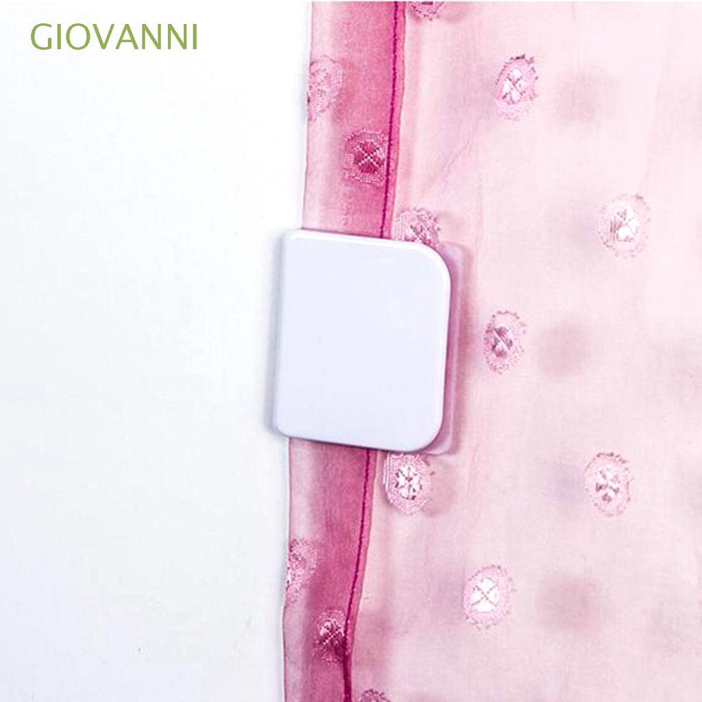 GIOVANNI Home Clamps Household Drapes Holder Curtain Fixation Anti Splash Self-adhesive Bathroom Buckles Shower Decoration Fixed Clip