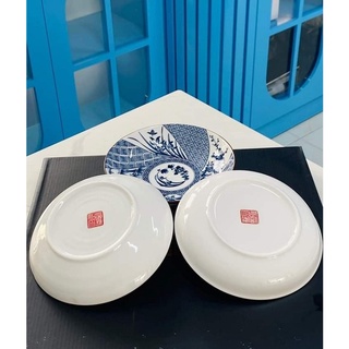 Set 4 đĩa sứ phong cách Nhật Bản