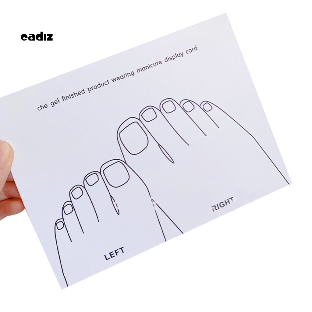 Bộ 5 Thẻ Trưng Bày Móng Tay Giả Tiện Lợi Edge