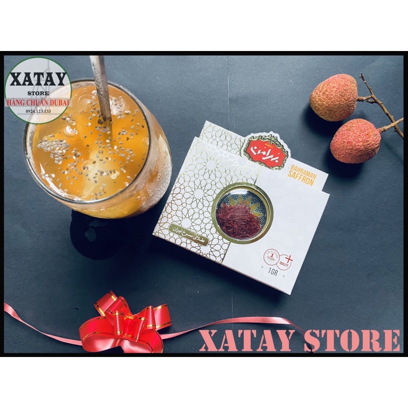 1.0 Gr Saffron Bahraman  Super Negin |Nhụy hoa nghệ tây chính hãng Iran | BigBuy360 - bigbuy360.vn