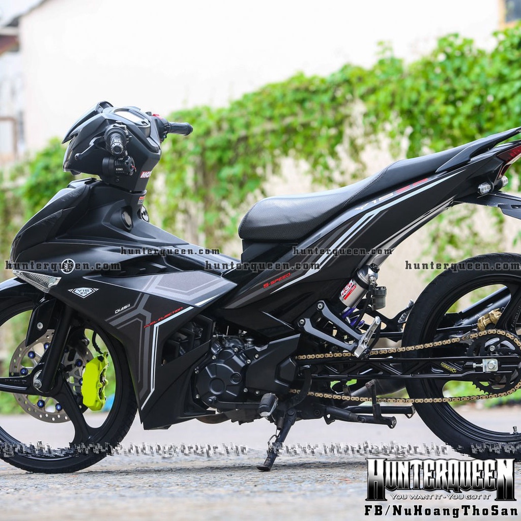 Tem rời UV cao cấp dán Xe Exciter 150 phiên bản Y15ZR mới nhất 2022. Chỉnh sửa theo ý, phối tem theo màu xe