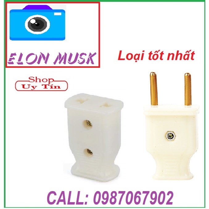 Phích cắm Âm, phích cắm Điện Dương - phic âm phic dương - phíc âm phíc dương (loại tốt)