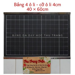 💐 (2 TẤM) Bảng 4 ôli - cỡ ôli 4cm - 40×60cm - ko nẹp