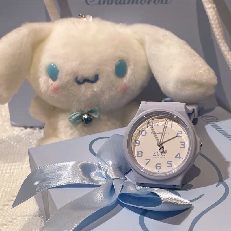 Đồng Hồ Nam Nữ ZGO Tsum Tsum Sanrio Dây Cao Su Chống Thấm Nước Fullbox