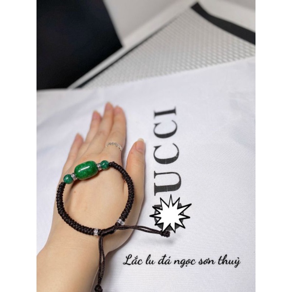 Vòng Tay Tết Dây Mix Charm Lu Thống Ngoc Sơn Thủy