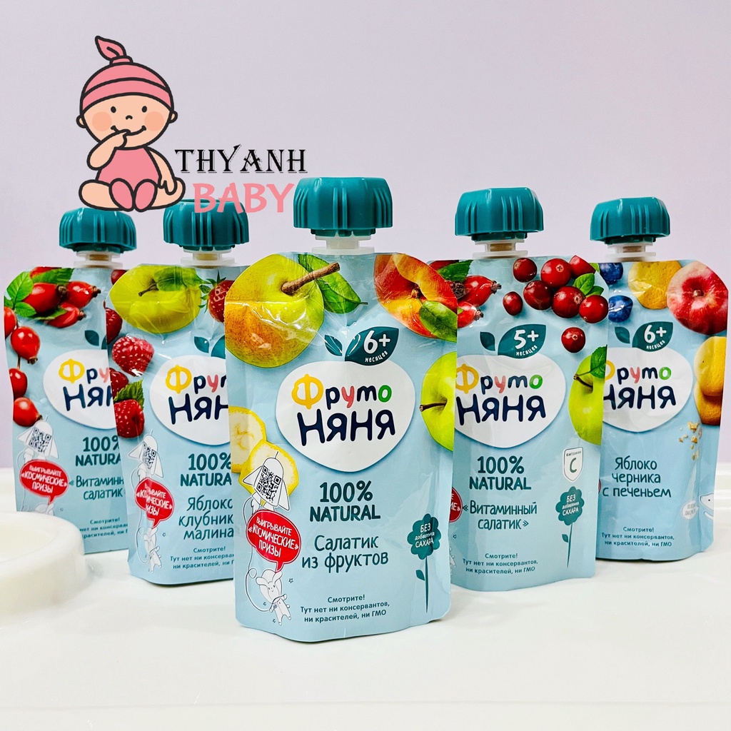 Hoa Quả Nghiền Fruto Nga Nhiều Vị