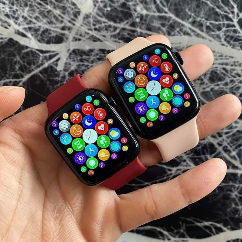 đồng hồ thông minh apple watch seri6 replica -chống nước-thiết kế đẹp- bảo hành chính hãng 1 đổi 1 trong vòng 3 tháng ..