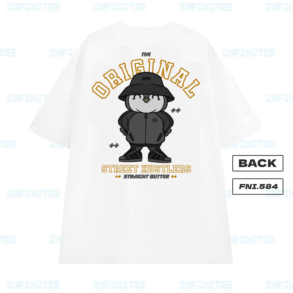 Áo thun INFINITEE Fni0584, Thun 100% Cotton - form rộng Unisex.